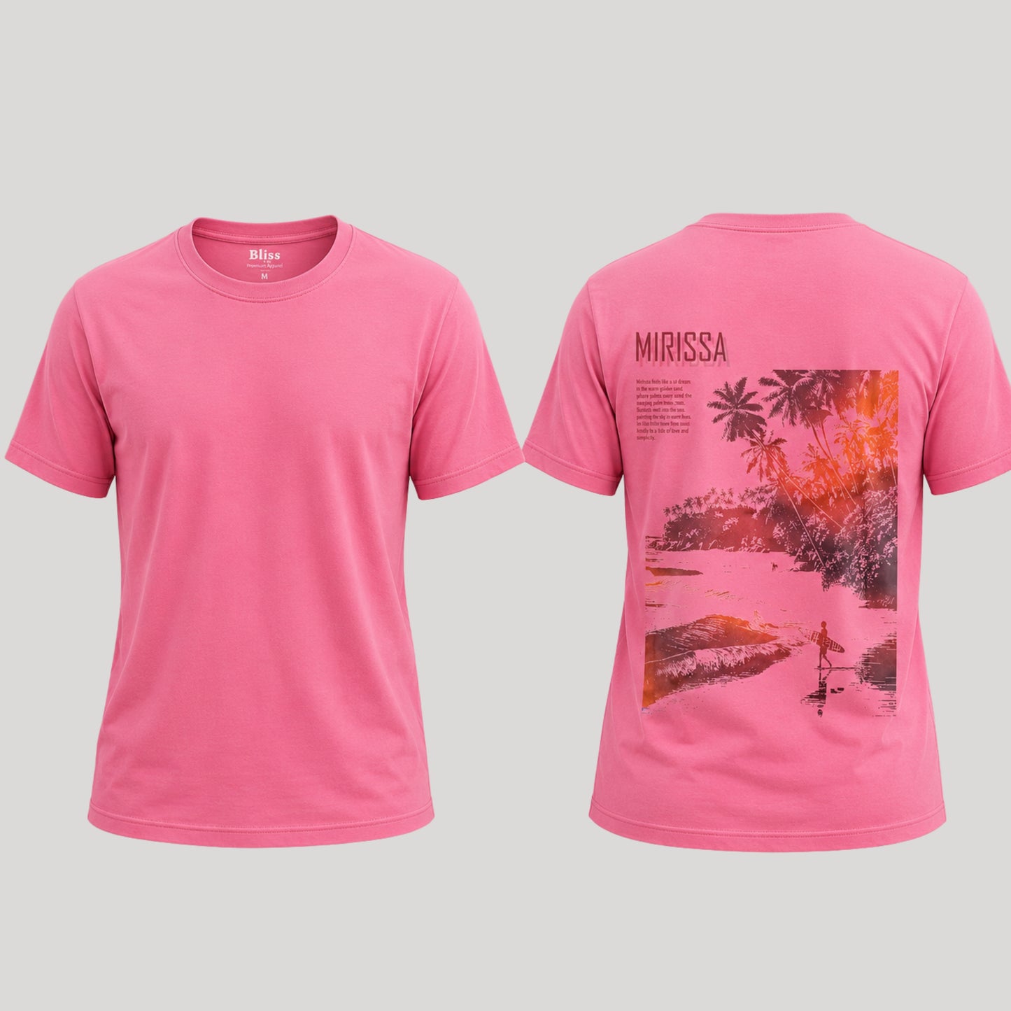 PRINTED CREW NECK T-SHIRT UNISEX